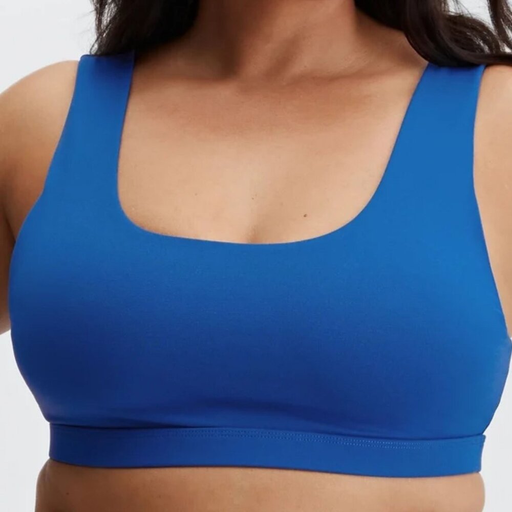 Fabletics NWT Lola Low-Impact Sports Bra 1X in Royal Blue